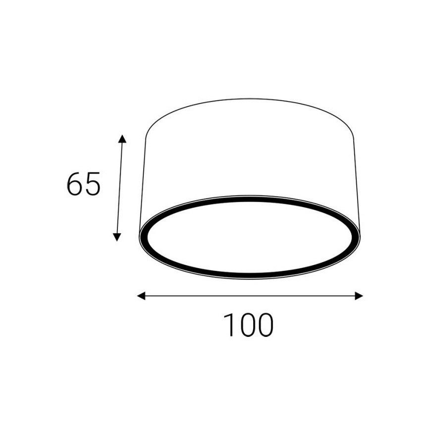 LED2 - Āra starmetis MEDO 1xGX53/11W/230V balts IP54