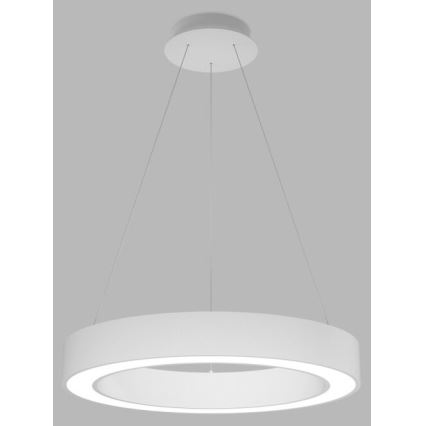 LED2 - LED Aptumšojama lustra ar auklu SATURN LED/50W/230V 3000K/4000K, balta