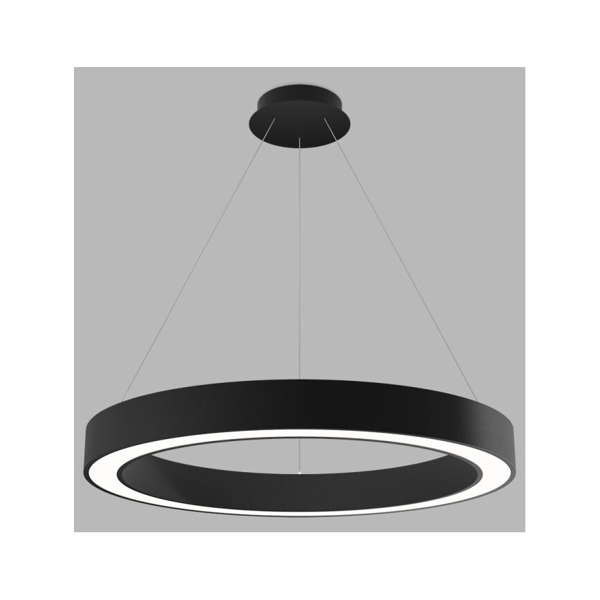 LED2 - LED Aptumšojama lustra ar auklu SATURN LED/60W/230V 3000K/4000K, melna