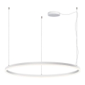 LED2 - LED Aptumšojama lustra ar auklu SATURN LED/80W/230V d. 100 cm, balta