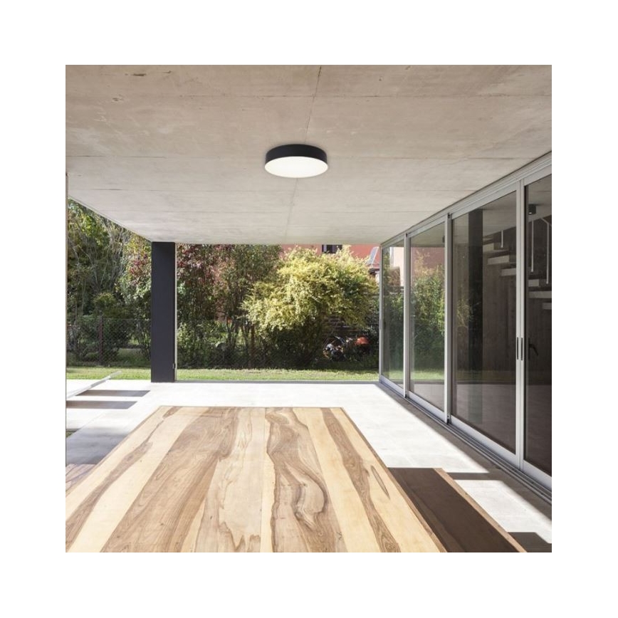 LED2 - LED Āra griestu gaismeklis ar sensoru DRUM LED/21W/230V IP65 3000K/4000K/6500K