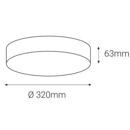 LED2 - LED Āra griestu gaismeklis ar sensoru DRUM LED/21W/230V IP65 3000K/4000K/6500K