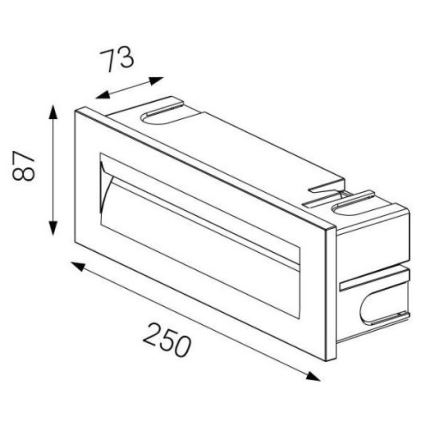 LED2 - LED Āra iegremdējams gaismeklis STEP IN LED/8,5W/230V IP65