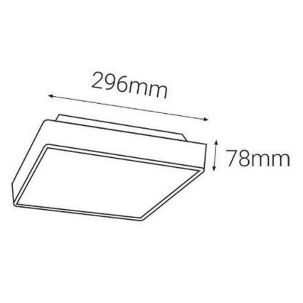 LED2 - LED Āra lampa ar sensoru SOLO LED/16W/230V 3000/4000/6500K IP65