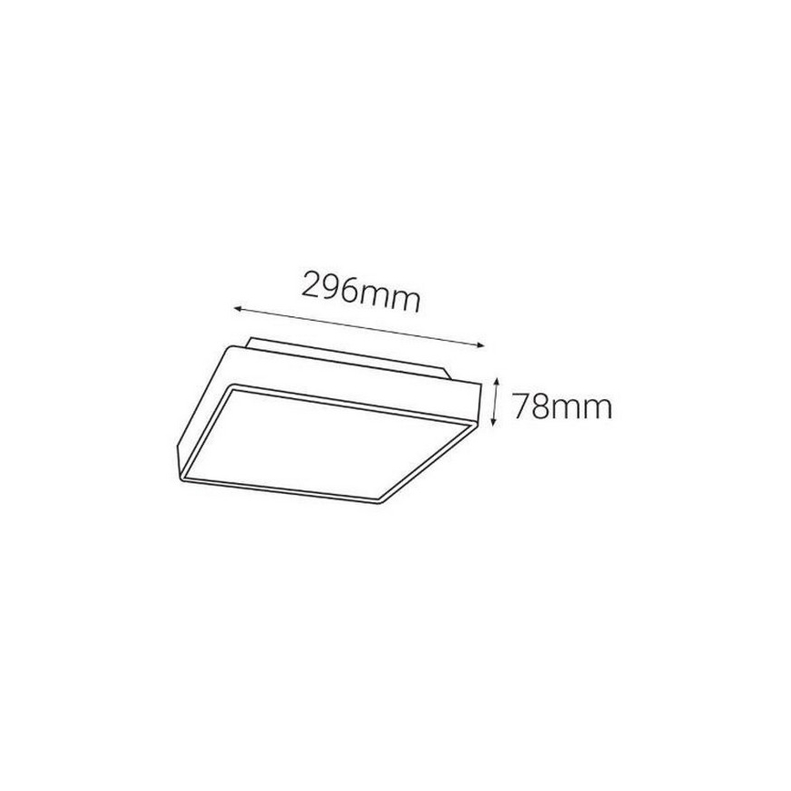 LED2 - LED Āra lampa ar sensoru SOLO LED/16W/230V 3000/4000/6500K IP65