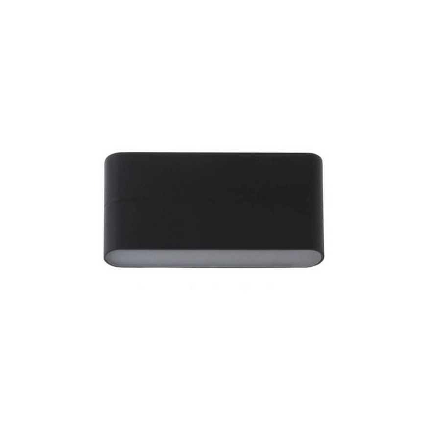 LED2 - LED Āra sienas gaismeklis FLAT 2xLED/6W/230V antracīts IP54