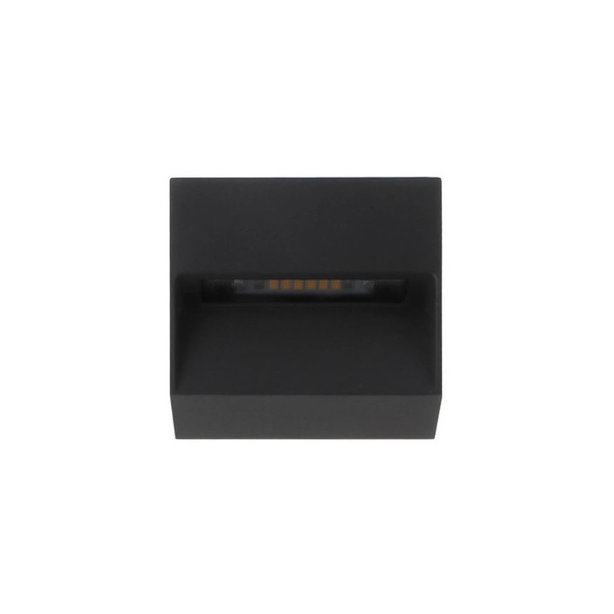 LED2 - LED Āra sienas gaismeklis STEP ON LED/3W/230V antracīts IP54