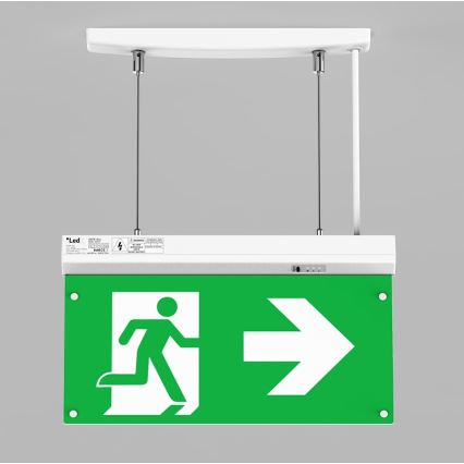 LED2 - LED Avārijas gaismas lampa SAFE ALL LED/2W/3,6V 6000K IP40