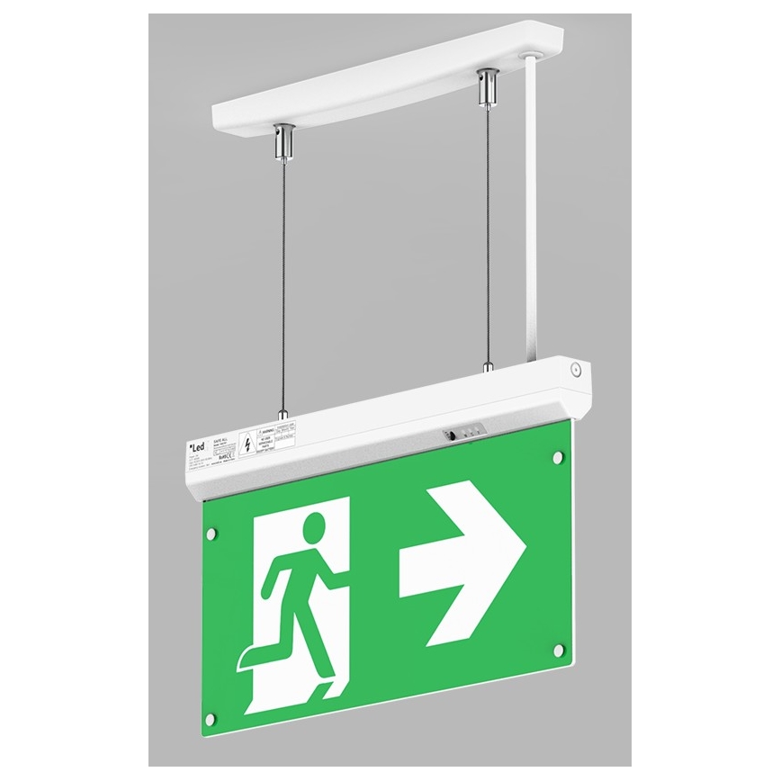 LED2 - LED Avārijas gaismas lampa SAFE ALL LED/2W/3,6V 6000K IP40