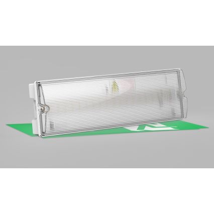 LED2 - LED Avārijas gaismas lampa SAFE ON LED/3W/3,6V 6000K IP65