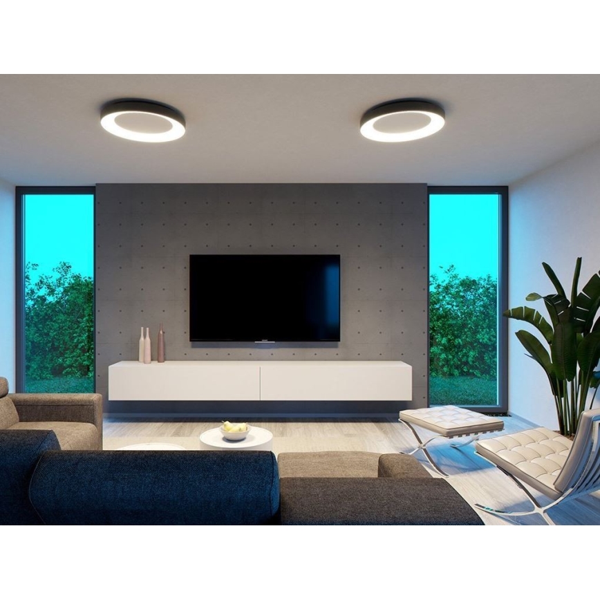 LED2 - LED Griestu gaismeklis BELLA LED/40W/230V 3000/4000K melns