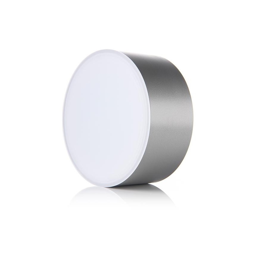 LED2 - LED Griestu gaismeklis BUTTON LED/17W/230V sudraba