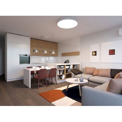 LED2 - LED Griestu lampa MONO LED/153W/230V 4000K d. 100 cm balta