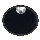 LED2 - LED Iegremdējama vannas istabas lampa ZERO LED/10W/230V 3000K CRI 95 IP43 melna d. 10,9 cm