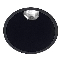LED2 - LED Iegremdējama vannas istabas lampa ZERO LED/10W/230V 4000K CRI 95 IP43 melna d. 10,9 cm