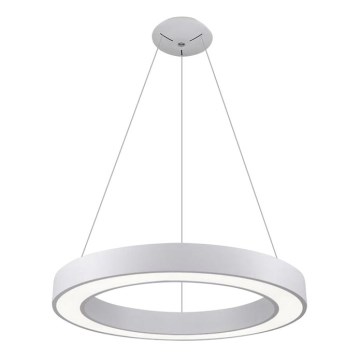 LED2 - LED Lustra ar auklu SATURN LED/50W/230V 3000K d. 60 cm balta