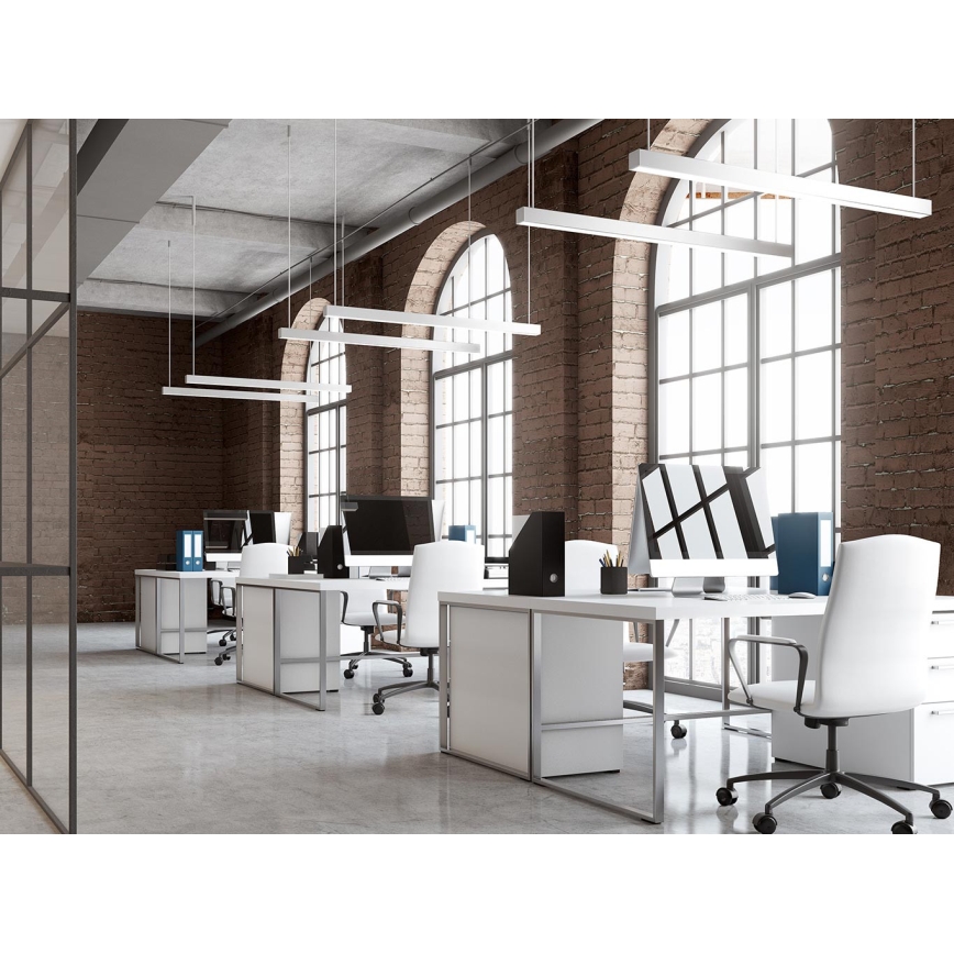 LED2 - LED lustra uz kabeļa LINO LED/24W/230V 3000K/3500K/4000K 90 cm melna