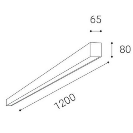 LED2 - LED Padziļināts griestu gaismeklis LINO LED/30W/230V 3000/3500/4000 Balts