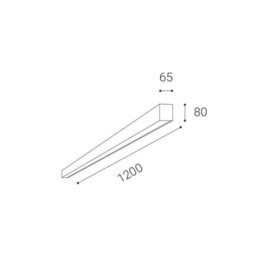 LED2 - LED Padziļināts griestu gaismeklis LINO LED/30W/230V 3000/3500/4000 Balts