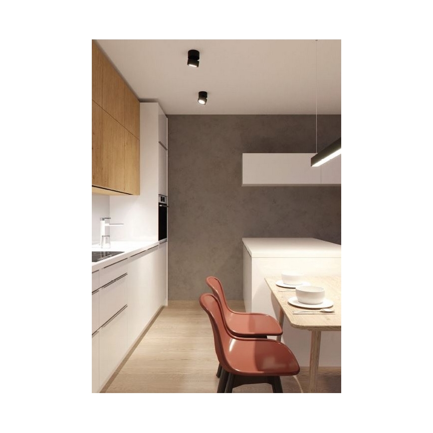 LED2 - LED Starmetis KLIP ON LED/11W/230V melns