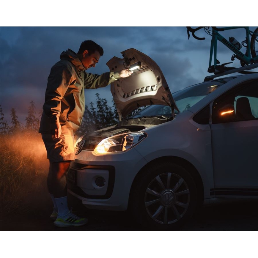 Ledlenser AF2R - ar regulējamu spilgtumu uzlādējama LED darba lampa, IP54, 1000 lm, 50 h