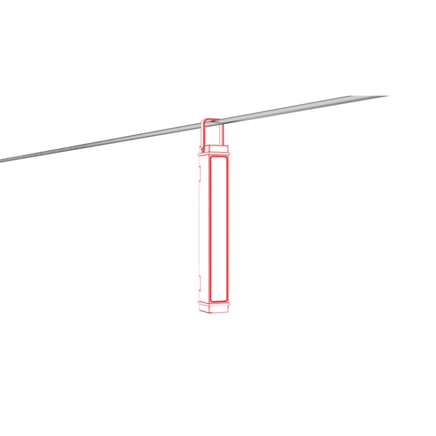 Ledlenser AF2R - ar regulējamu spilgtumu uzlādējama LED darba lampa, IP54, 1000 lm, 50 h