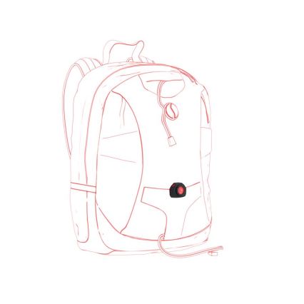 Ledlenser CU2R - LED signāllampa LED/280 mAh melna