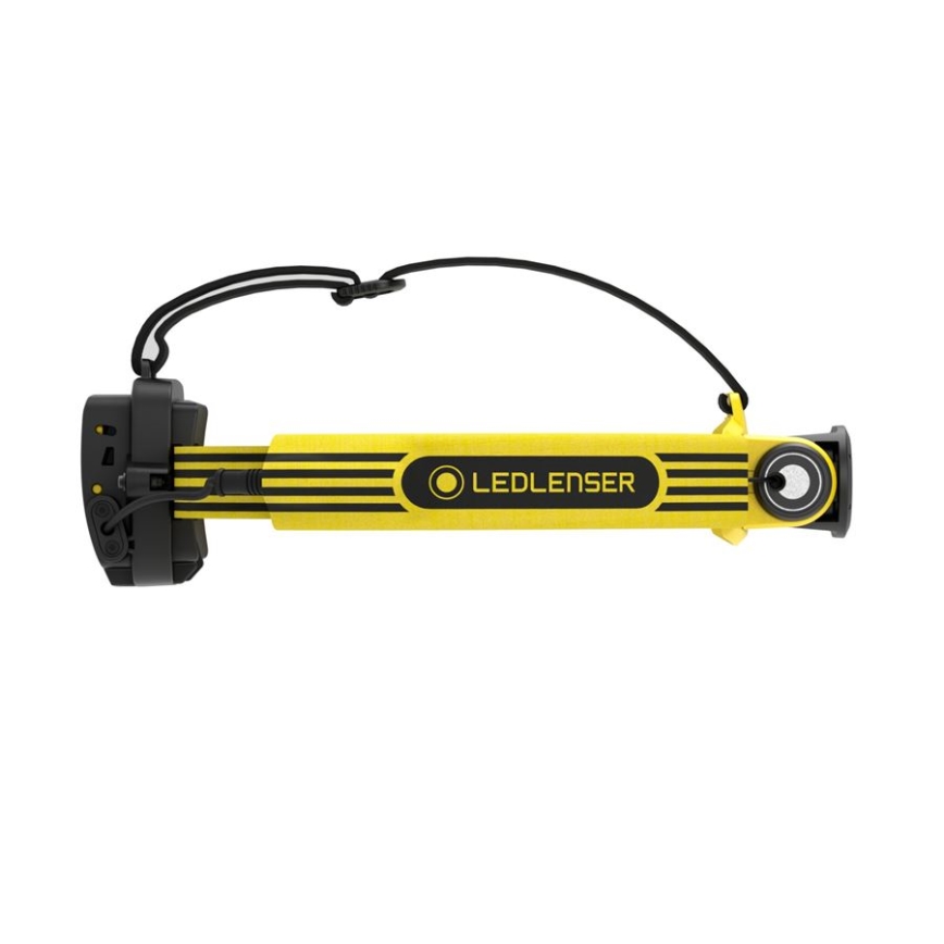 Ledlenser EXH6R - regulējama uzlādējamā LED galvas lampa LED/1900 mAh IP68 250 lm 15 h dzeltena