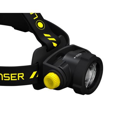 Ledlenser H15R WORK - uzlādējamais LED galvas lukturis ar regulējamu spilgtumu LED/4800 mAh IP67 2500 lm 70 h melns