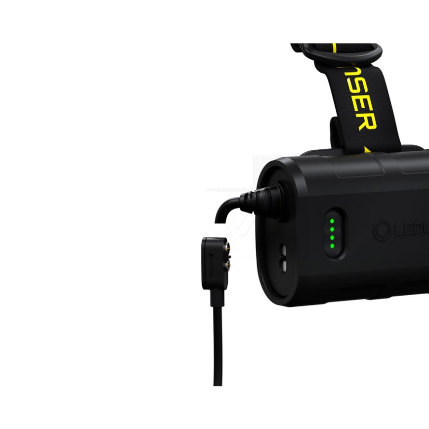 Ledlenser H15R WORK - uzlādējamais LED galvas lukturis ar regulējamu spilgtumu LED/4800 mAh IP67 2500 lm 70 h melns