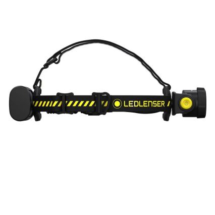 Ledlenser H15R WORK - uzlādējamais LED galvas lukturis ar regulējamu spilgtumu LED/4800 mAh IP67 2500 lm 70 h melns