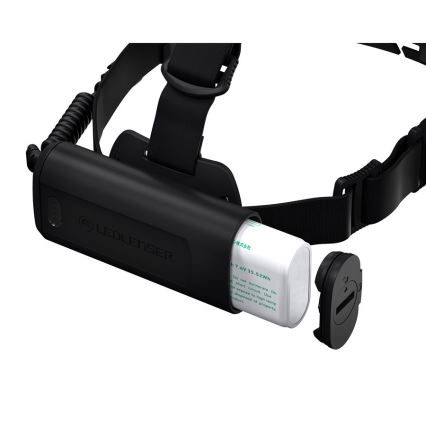 Ledlenser H19R CORE - regulējams LED uzlādējamais galvas lukturis, 4800 mAh, IP67, 3500 lm, 20 h, melns