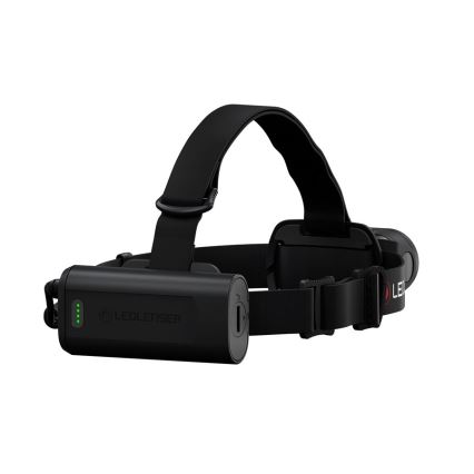 Ledlenser H19R CORE - regulējams LED uzlādējamais galvas lukturis, 4800 mAh, IP67, 3500 lm, 20 h, melns
