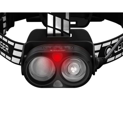 Ledlenser H19R SIGNATURE - LED ar regulējamu spilgtumu, uzlādējams galvas lukturis LED/4800 mAh IP68 4000 lm 20 h melns