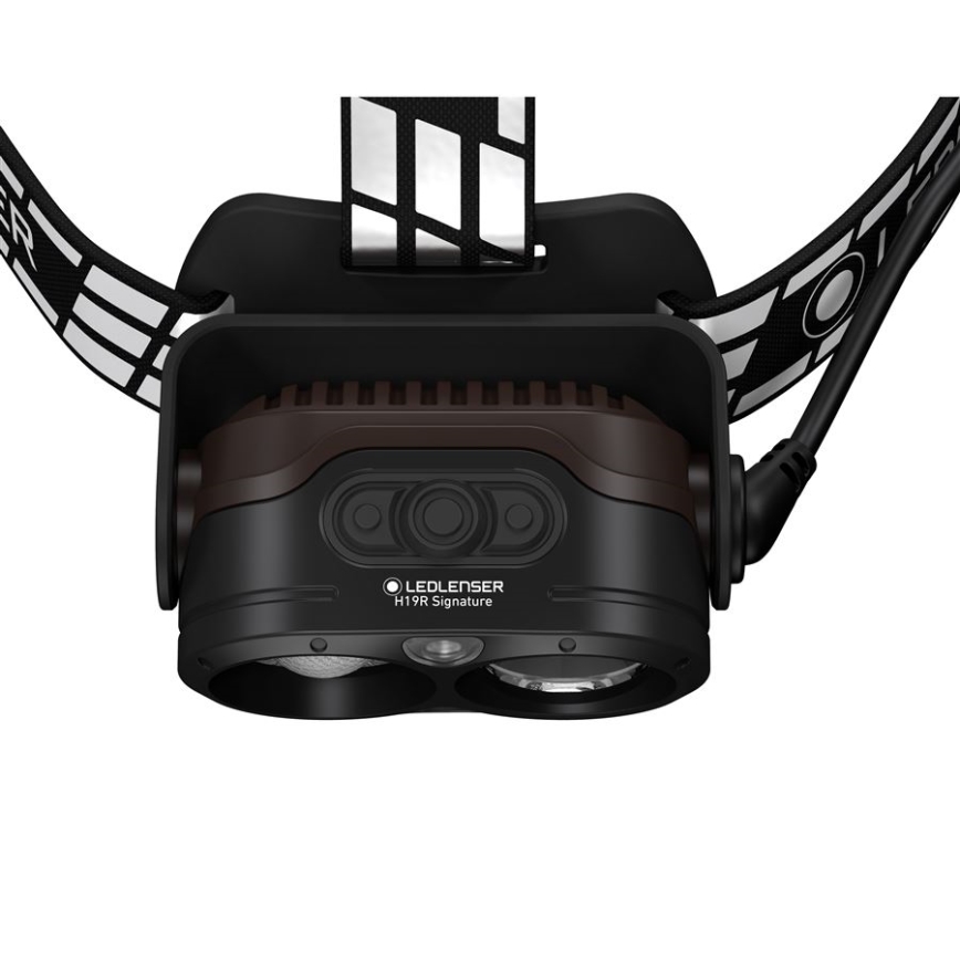 Ledlenser H19R SIGNATURE - LED ar regulējamu spilgtumu, uzlādējams galvas lukturis LED/4800 mAh IP68 4000 lm 20 h melns