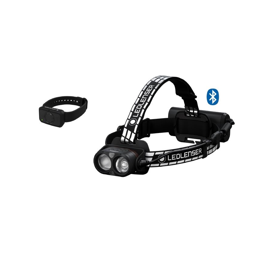 Ledlenser H19R SIGNATURE - LED ar regulējamu spilgtumu, uzlādējams galvas lukturis LED/4800 mAh IP68 4000 lm 20 h melns