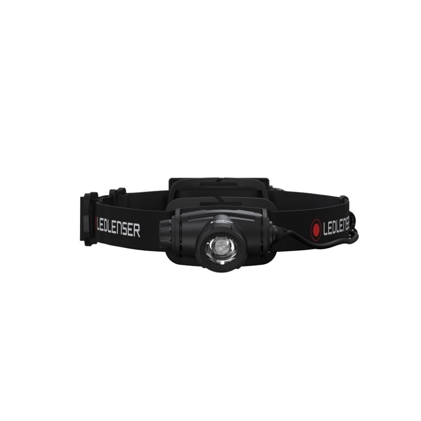 Ledlenser H5R CORE - LED uzlādējamais galvas lukturis ar regulējamu spilgtumu LED/1800 mAh IP67 500 lm 50 h melns