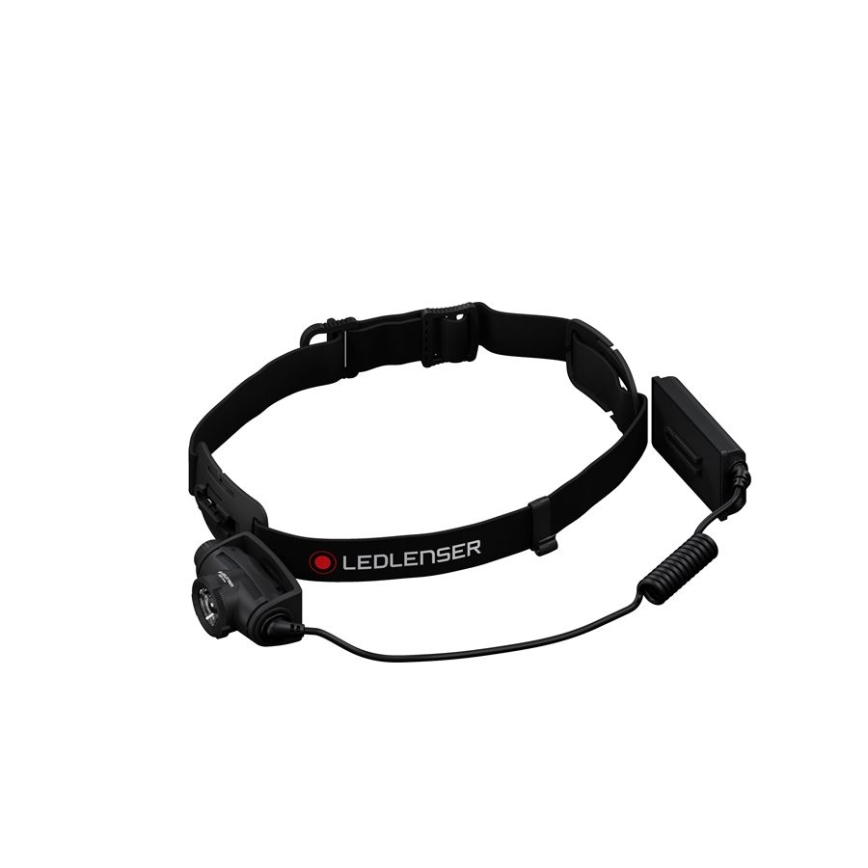 Ledlenser H5R CORE - LED uzlādējamais galvas lukturis ar regulējamu spilgtumu LED/1800 mAh IP67 500 lm 50 h melns