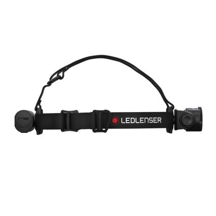 Ledlenser H7R CORE - LED galvas lukturis ar regulējamu spilgtumu, uzlādējams 4800 mAh akumulators, IP67, 1000 lm, līdz 65 h darbības laiks, melns
