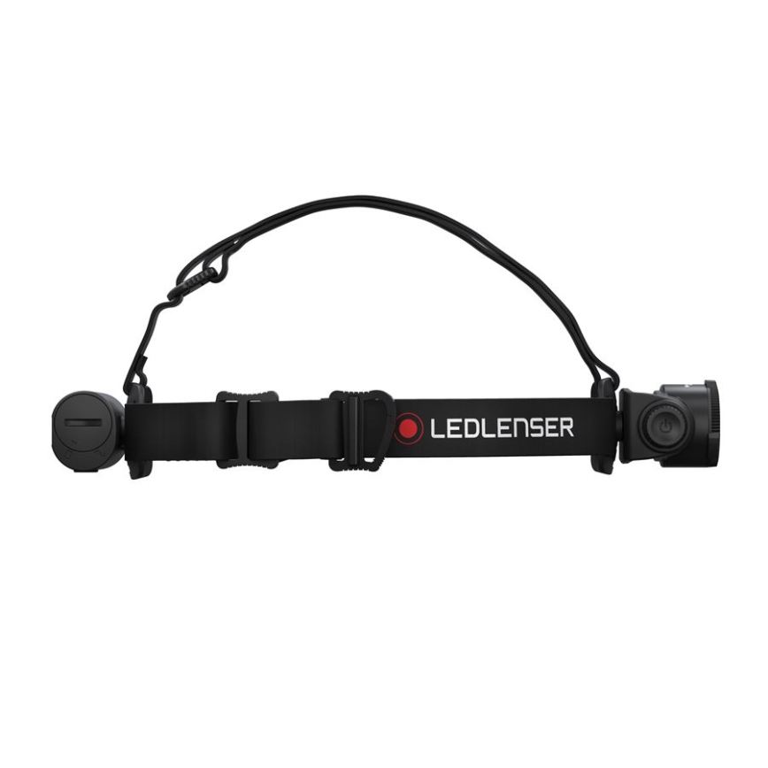 Ledlenser H7R CORE - LED galvas lukturis ar regulējamu spilgtumu, uzlādējams 4800 mAh akumulators, IP67, 1000 lm, līdz 65 h darbības laiks, melns