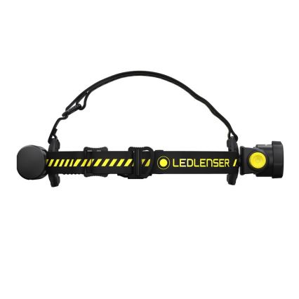 Ledlenser H7R WORK - LED uzlādējama galvas lampa ar regulējamu spilgtumu LED/4800 mAh IP67 1000 lm 60 h melna