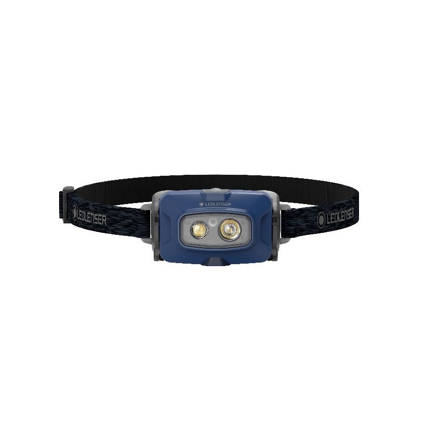 Ledlenser HF4R Core - regulējama spilgtuma uzlādējamā LED galvas lampa LED/1000 mAh IP68 500 lm 35 h zila