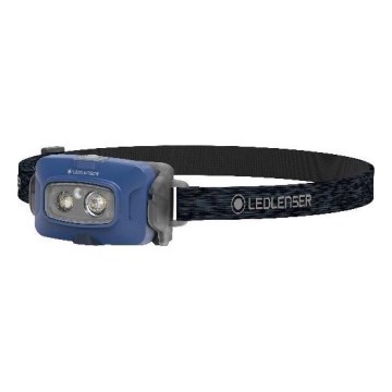 Ledlenser HF4R Core - regulējama spilgtuma uzlādējamā LED galvas lampa LED/1000 mAh IP68 500 lm 35 h zila