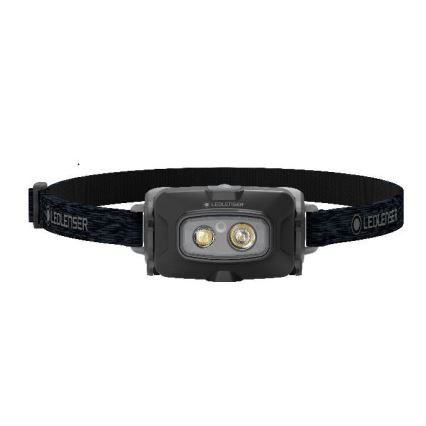 Ledlenser HF4R Core - LED uzlādējams galvas lukturis ar regulējamu spilgtumu, LED/1000 mAh, IP68, 500 lm, 35 h, melns