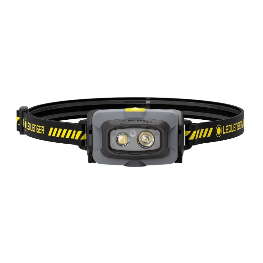 Ledlenser HF4R Work - uzlādējama LED galvas lampa ar regulējamu spilgtumu LED/1000 mAh IP68 500 lm 35 h melna