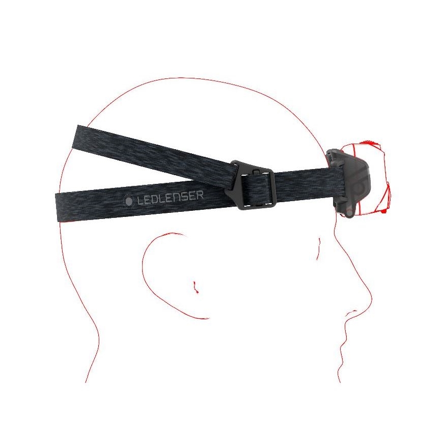 Ledlenser HF6R Core - LED ar regulējamu spilgtumu, uzlādējama galvas lampa LED/2000 mAh IP68 800 lm 60 h zila