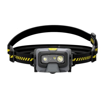 Ledlenser HF6R Work - LED galvas lukturis ar regulējamu spilgtumu, uzlādējams, 2000 mAh, IP68, 800 lm, 60 h, melns