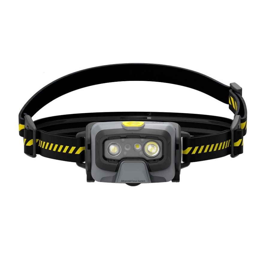 Ledlenser HF6R Work - LED galvas lukturis ar regulējamu spilgtumu, uzlādējams, 2000 mAh, IP68, 800 lm, 60 h, melns