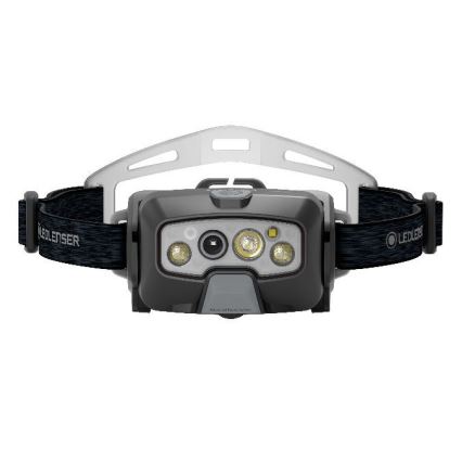 Ledlenser HF8R Core - regulējama LED uzlādējamā galvas lampa LED/2000 mAh IP68 800 lm 60 h pelēka