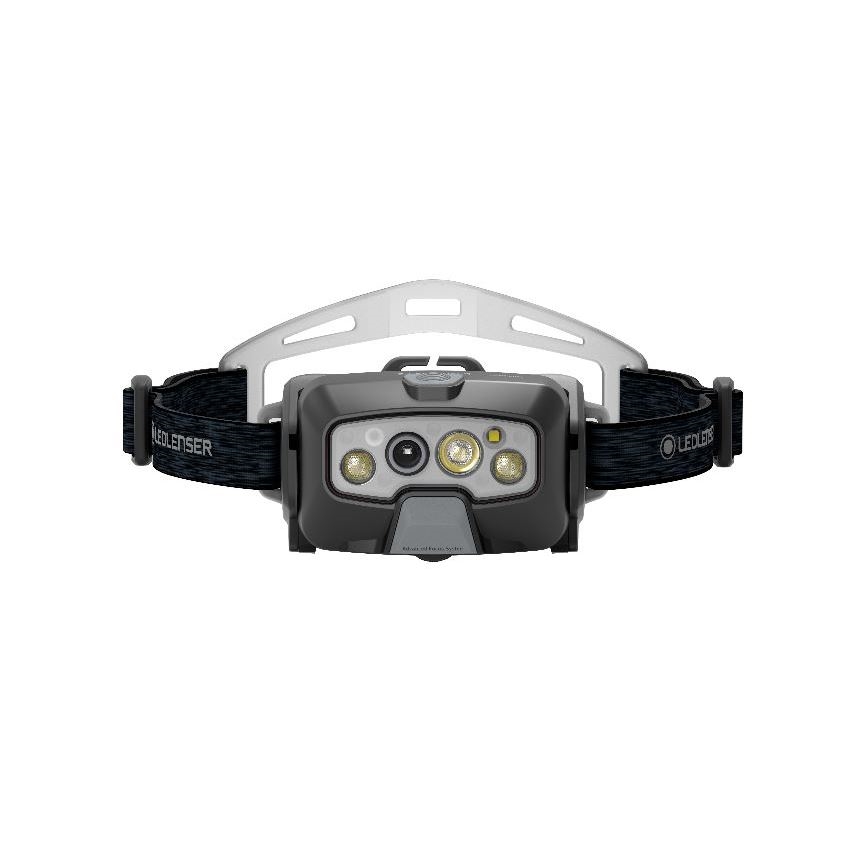 Ledlenser HF8R Core - regulējama LED uzlādējamā galvas lampa LED/2000 mAh IP68 800 lm 60 h pelēka